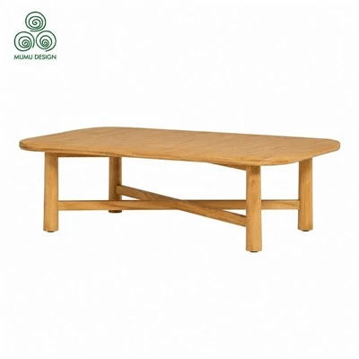 Houten tuinsalontafel